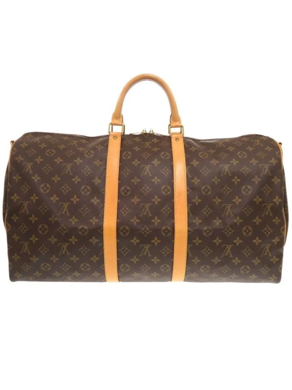 Louis Vuitton Keepall Bandoliere 55 Monogram Boston Bag 0651 - Picture 2 of 10